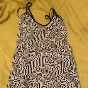 Black and White Whimsical Dress